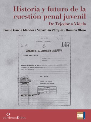 cover image of Historia y futuro de la cuestión penal juvenil